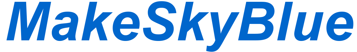 makeskyblue logo